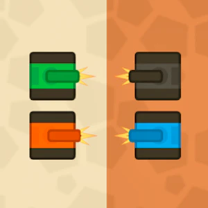1 2 3 4 Player Tank Game 2D