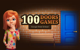 100 Doors Games: Escape From School game cover