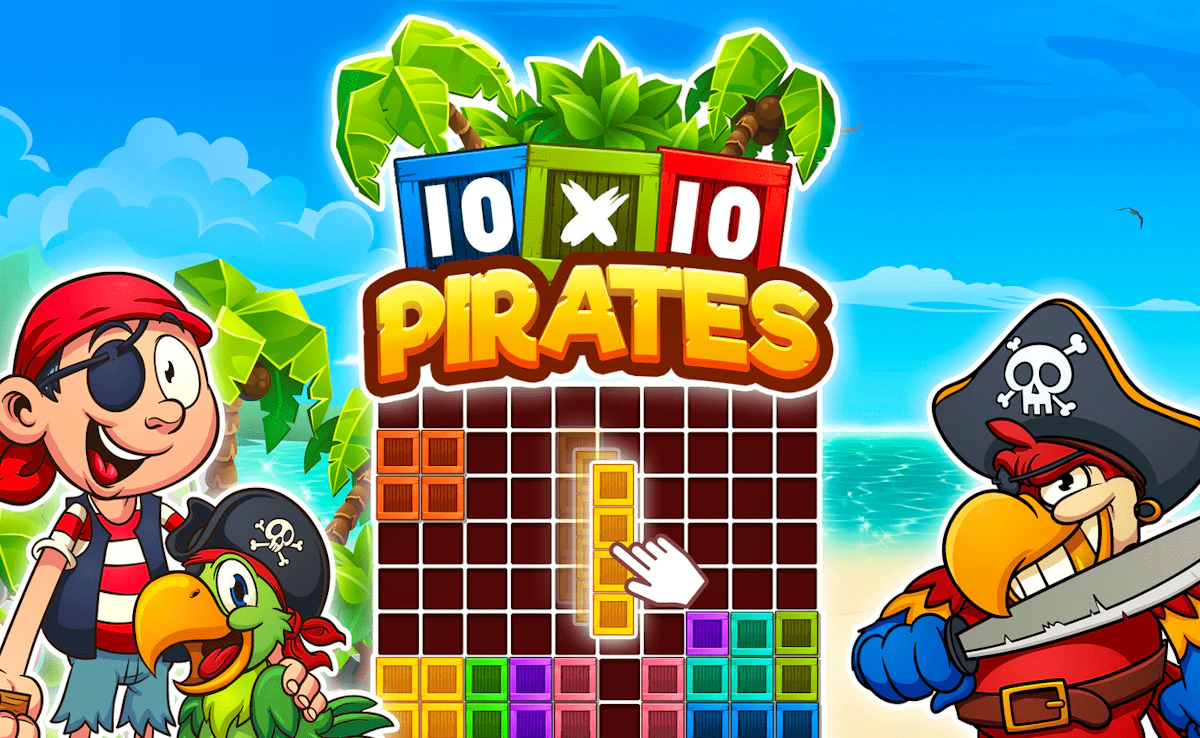 Play 10x10 Pirates — free online Board game