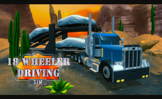 18 Wheeler Driving Sim 🕹️ Play Now on GamePix