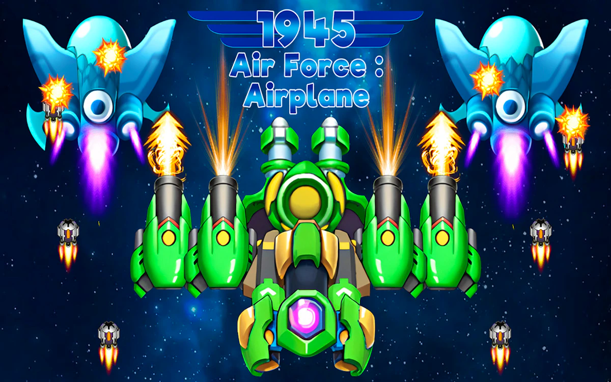 Play 1945 Air Force Airplane — free online Action game