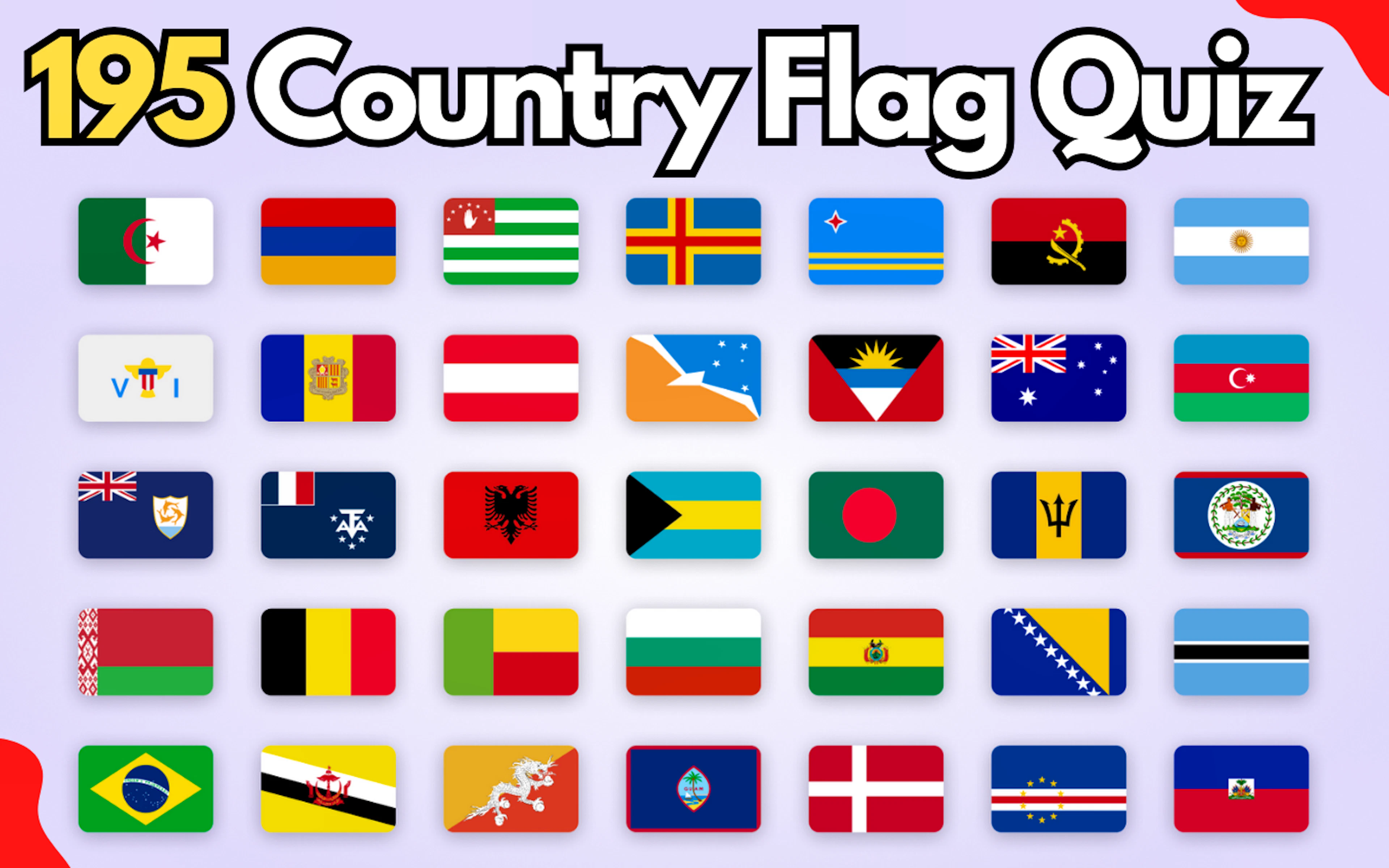 195 Country Flag Quiz