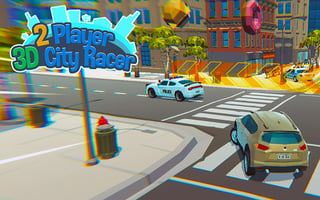 2 Player 3D City Racer