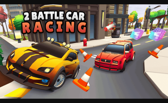 2 Player Battle Car Racing .