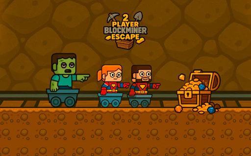 2 Player BlockMiner Escape