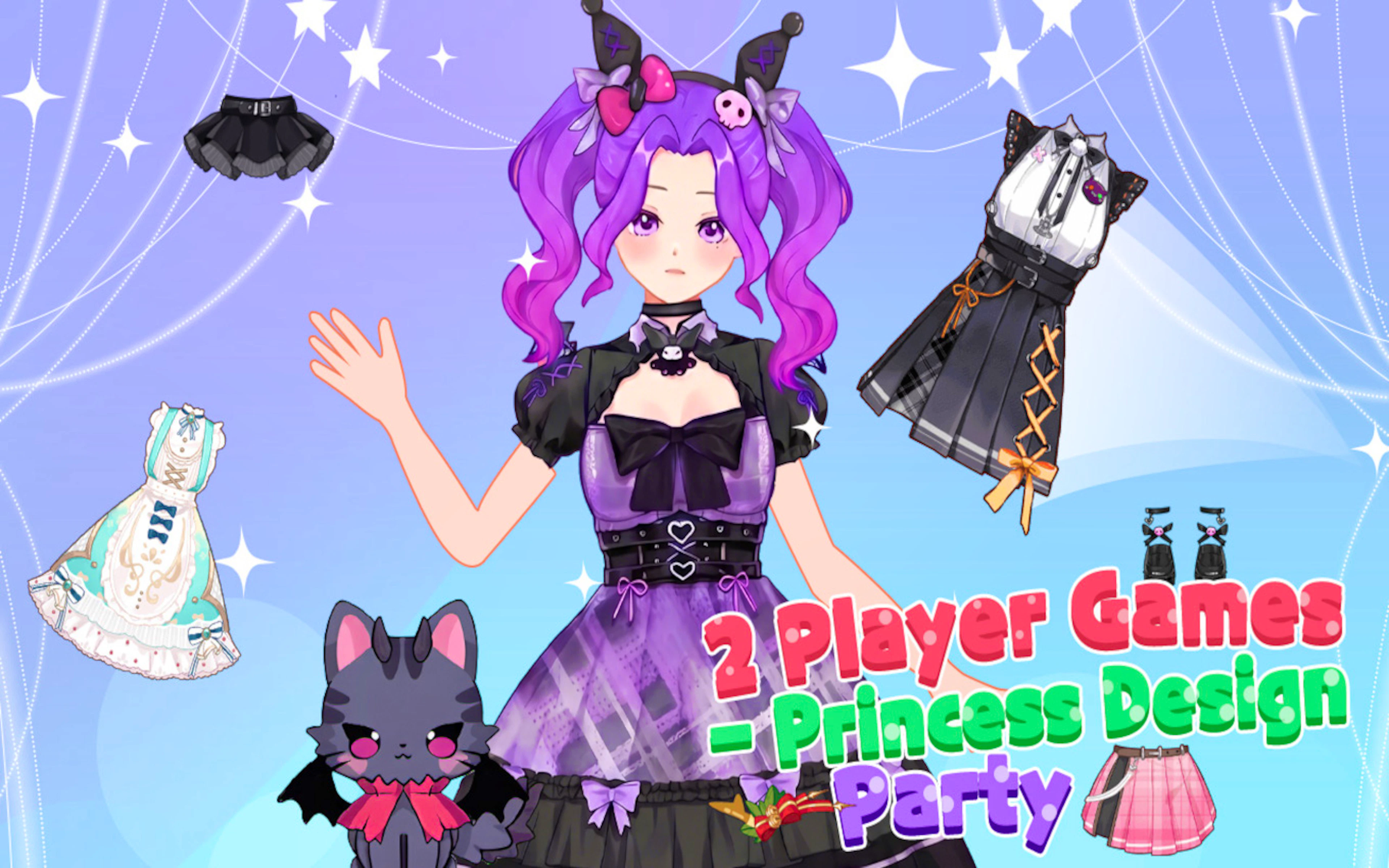2 Player Games - Princess Design Party