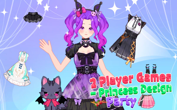 2 Player Games – Princess Design Party