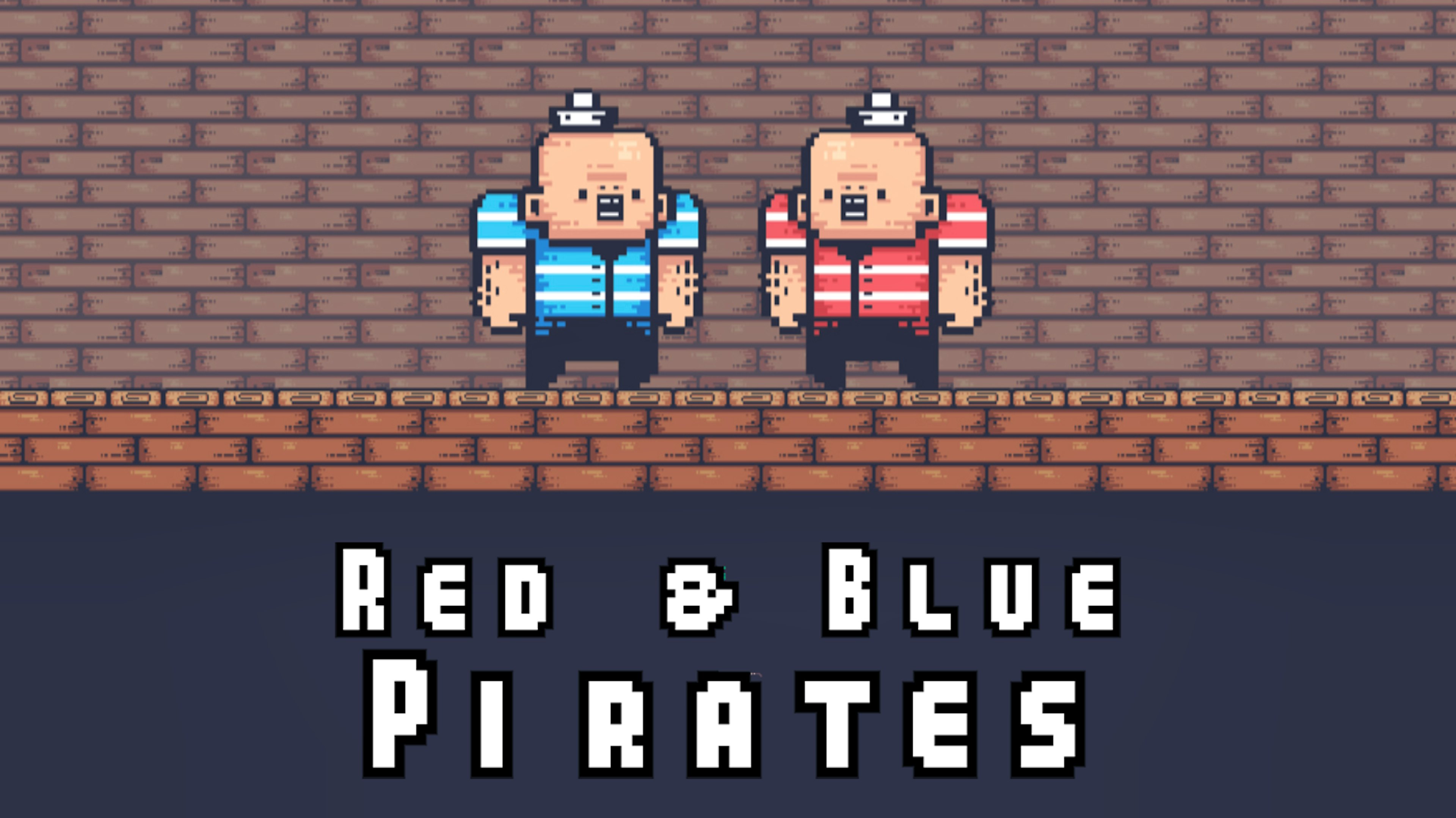 2 Player Red Blue Pirates