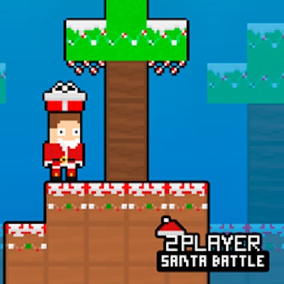 2 Player Santa Battle By Gamepix