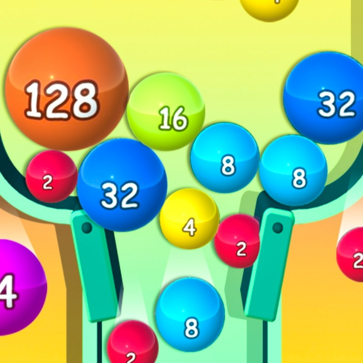 2048 BALLS 3D jogo online gratuito em