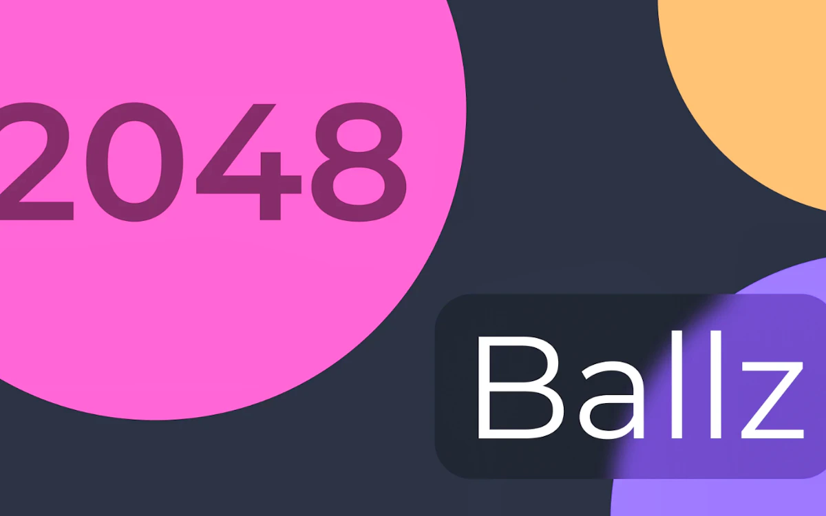 Play 2048 Ballz — free online 2048 game