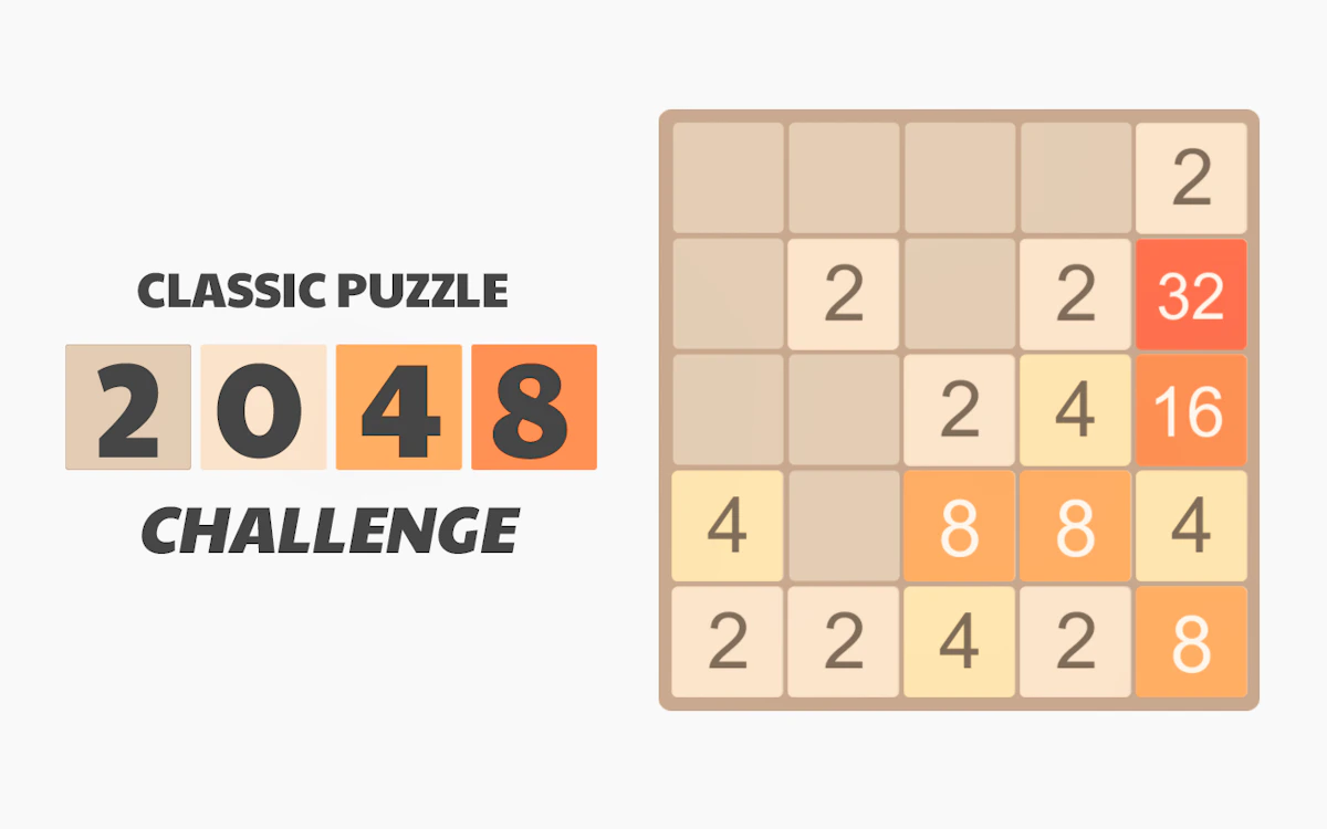 Play 2048 Classic Puzzle - Challenge — free online 2048 game