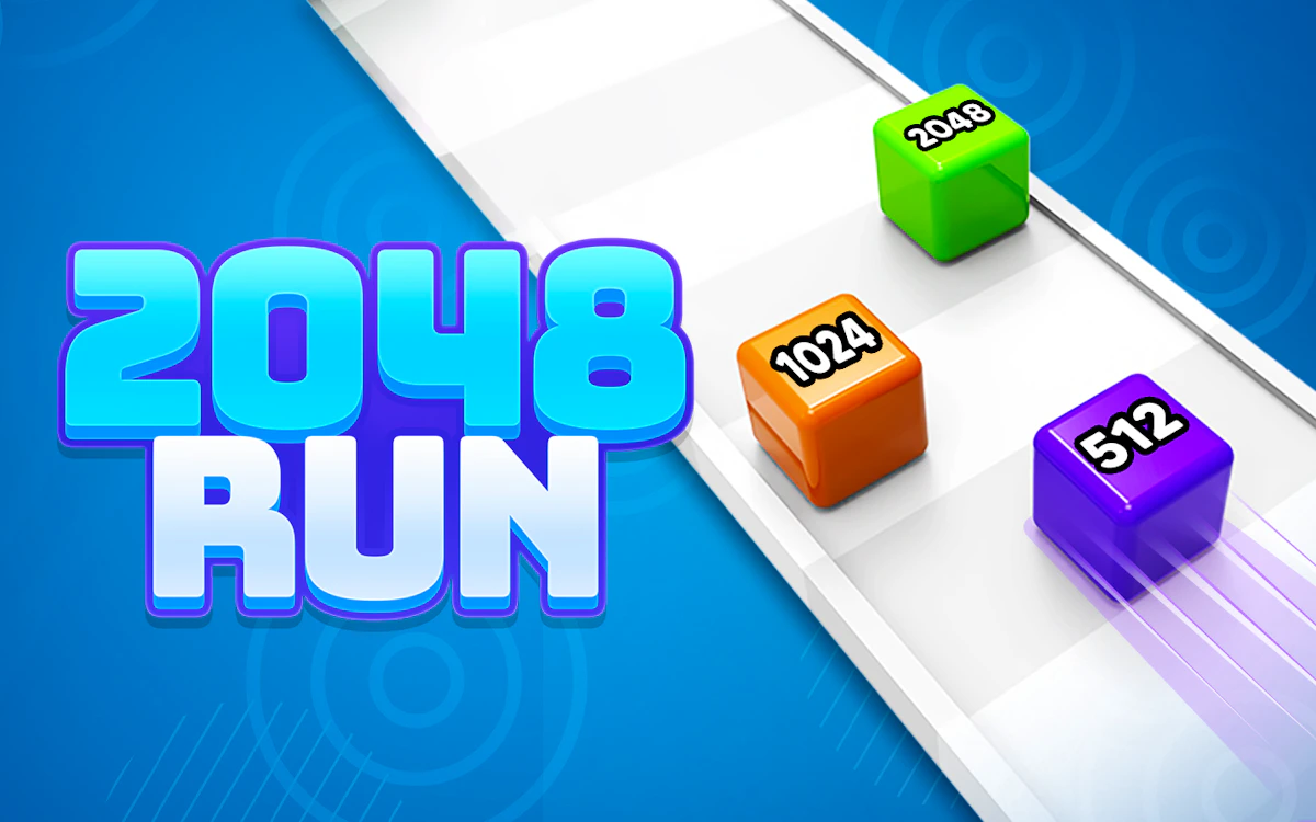 Play 2048 Cube Run — free online 2048 game