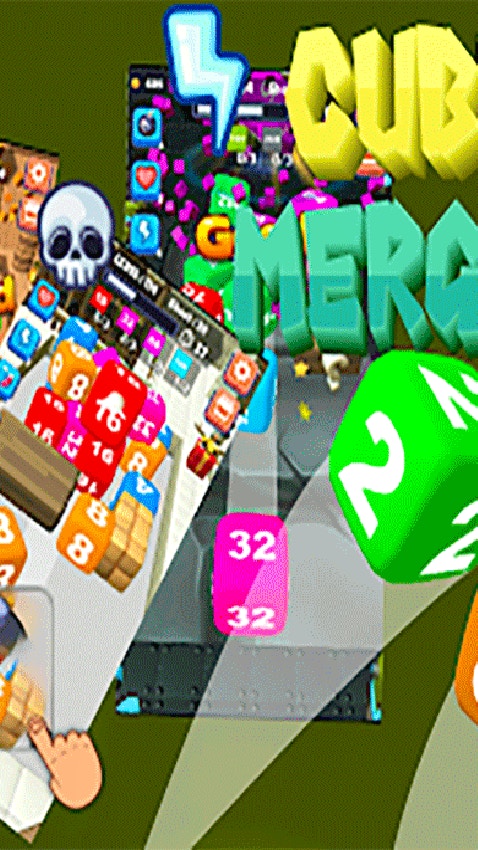 2048 Cube Merge Block