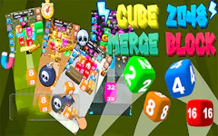 2048 Cube Merge Block