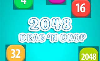 2048 Drag And Drop game cover