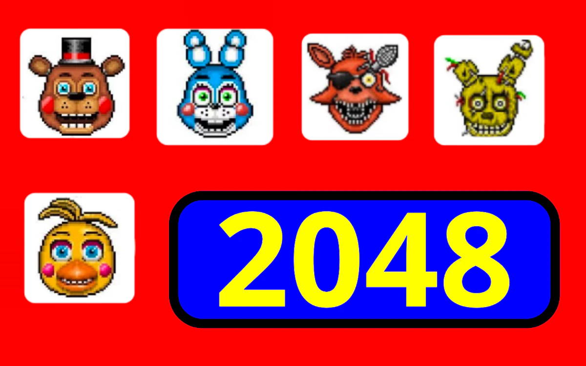 Play 2048 - FNAF — free online Brain game