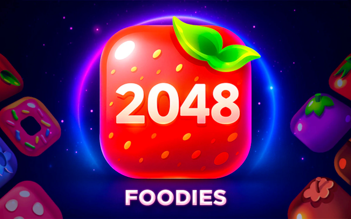 Play 2048 Foodies — free online 2048 game