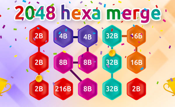 2048 Hex Chain Merge