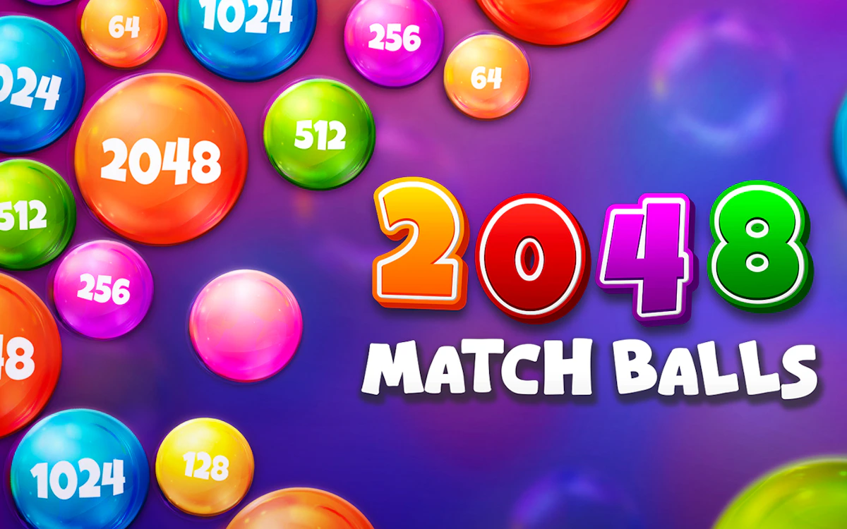 Play 2048 Match Balls — free online 2048 game