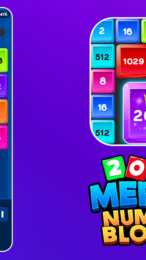 2048 Merge Number Blocks