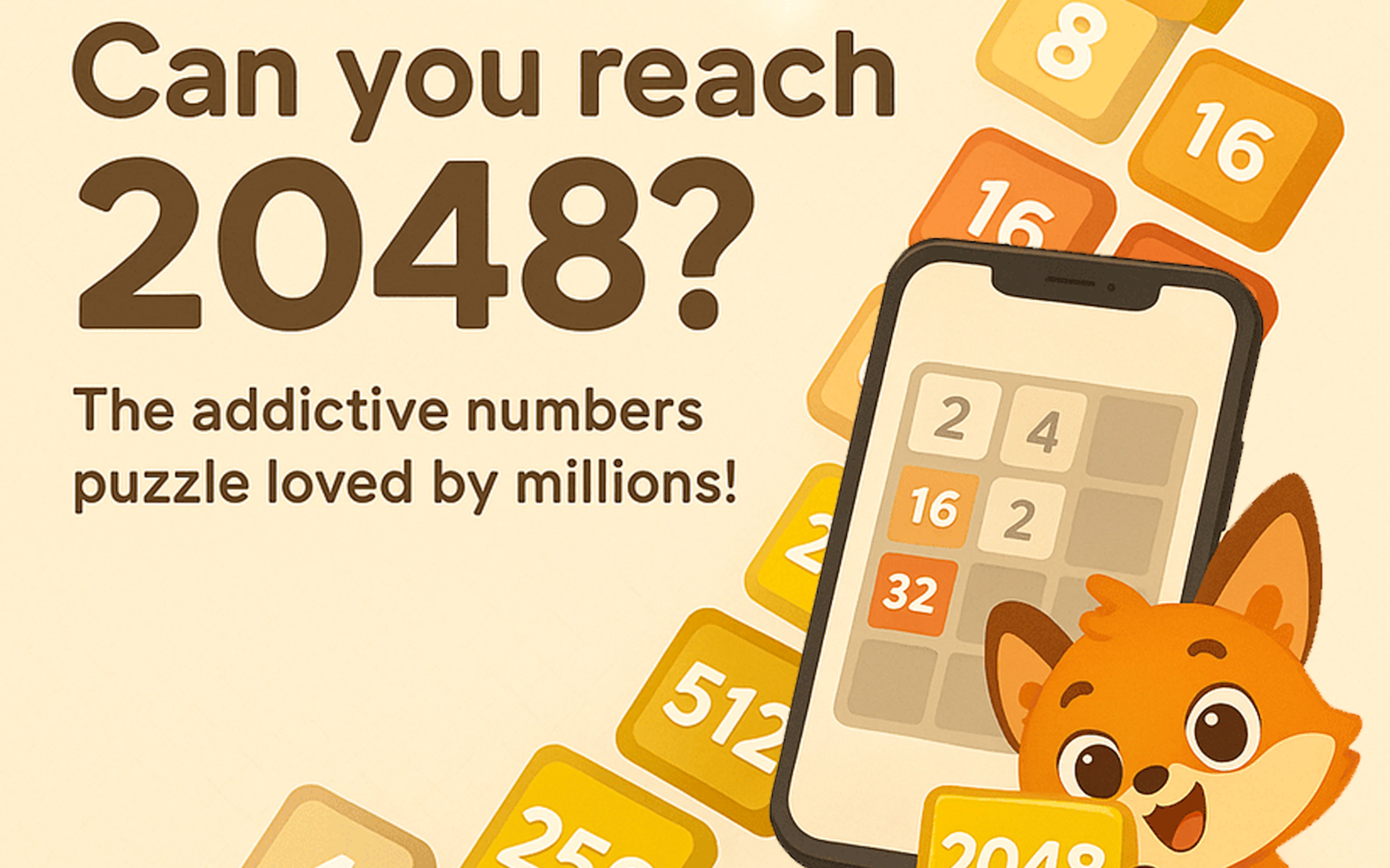 2048 Puzzle Challenge - Number Merge Mania!