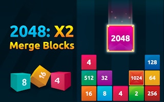 2048 X2 Merge Blocks game cover