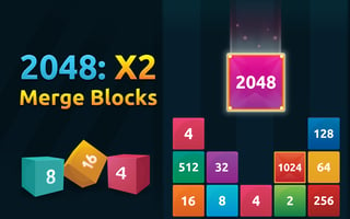 2048 X2 Merge Blocks game cover