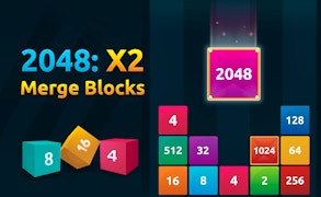 2048: X2 Merge Blocks