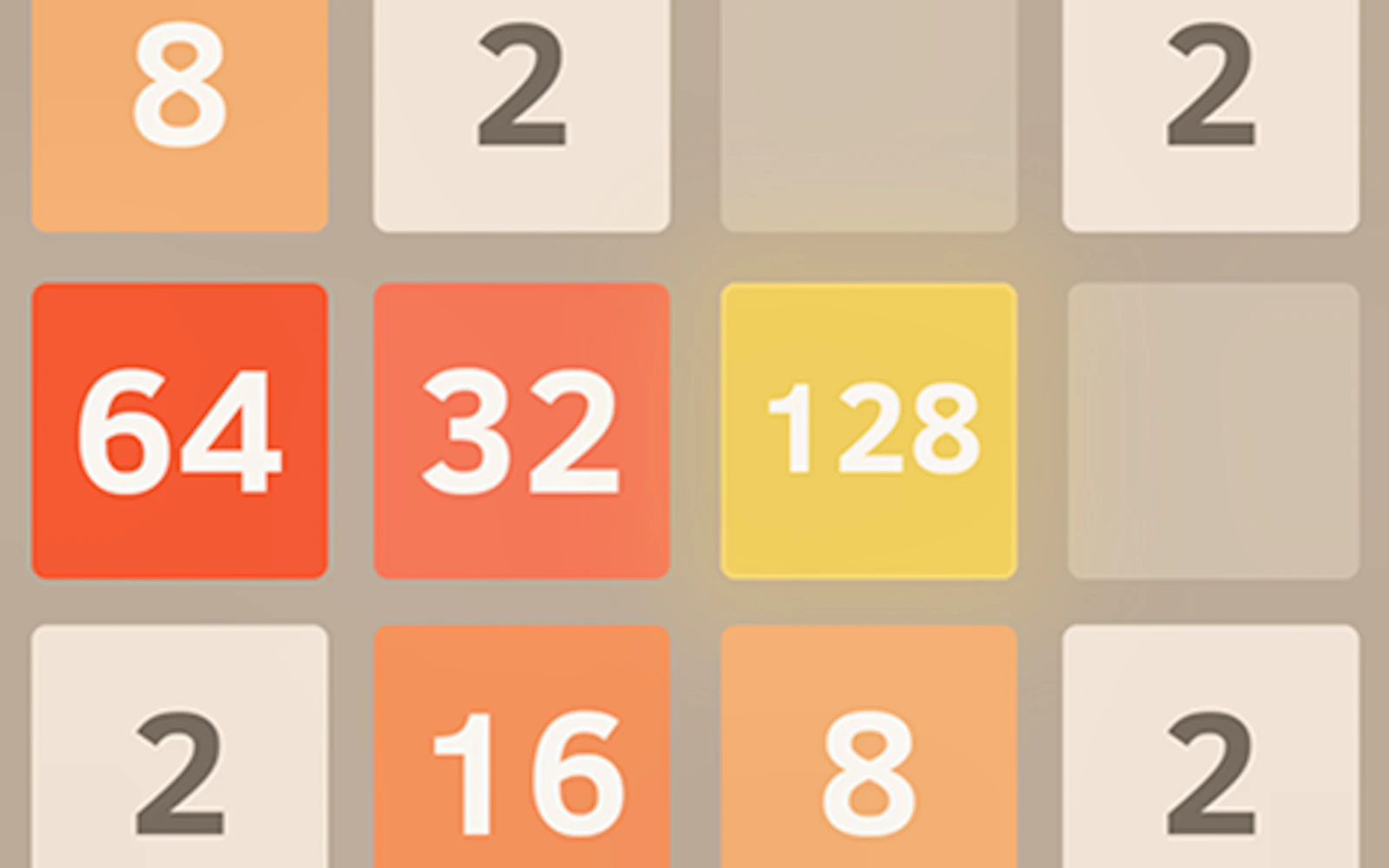 2048 — free online thinky game on Glaze Games