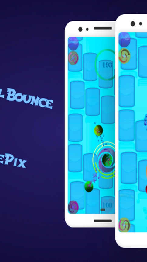 2D Ball Vs Color Ball Bounce