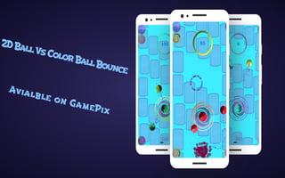 2D Ball Vs Color Ball Bounce