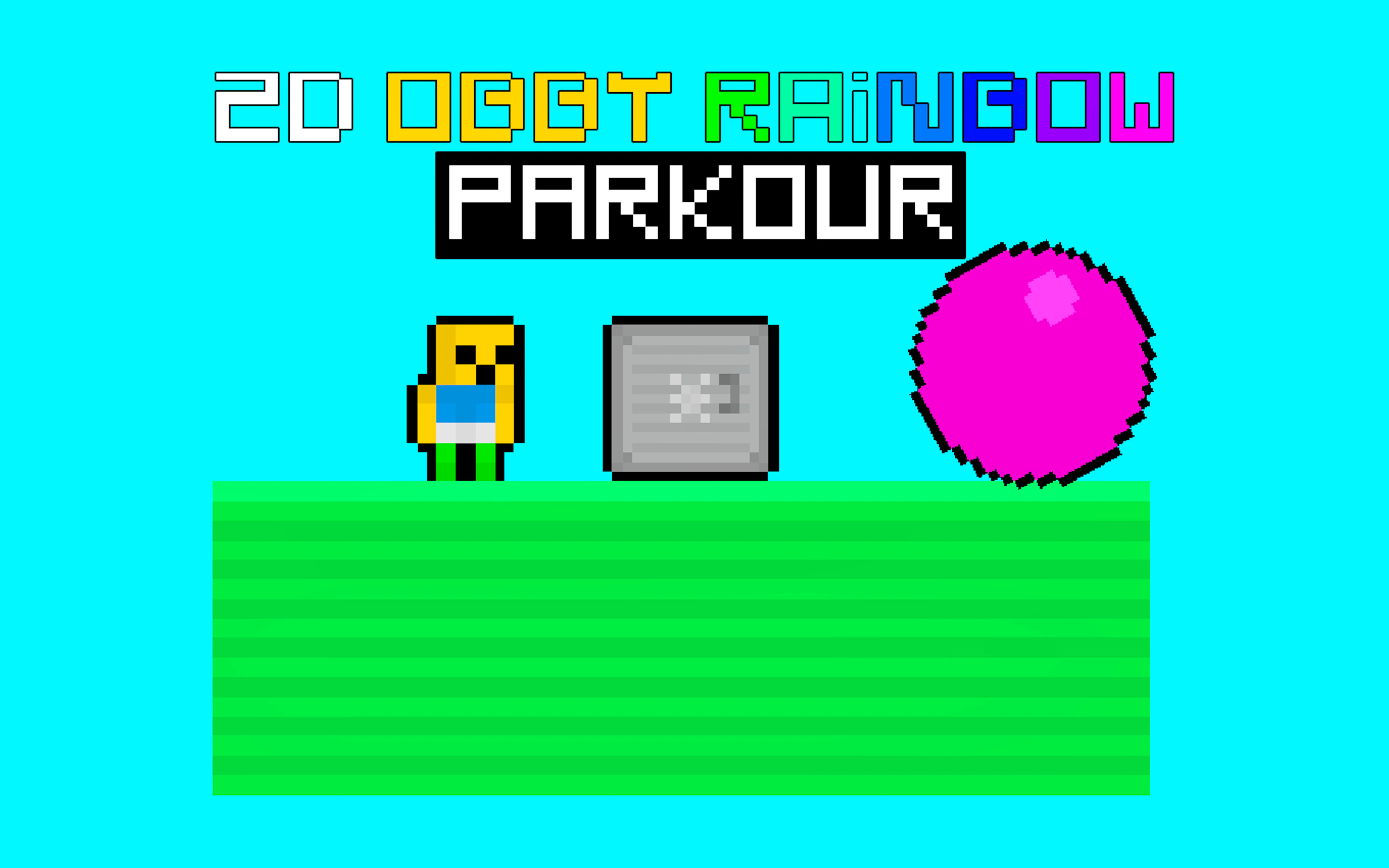 2D Obby Rainbow Parkour