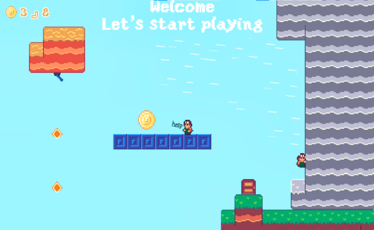 Play 2D Platformer Coin — free online Adventure game