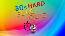 30s Hard Flag Quiz