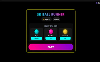 3D Ball Runner