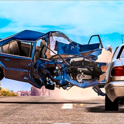 Crash Test Auto 3D By Gamepix
