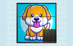 3D Kid Sliding Puzzle