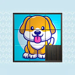 3D Kid Sliding Puzzle