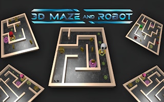 3d Maze And Robot game cover