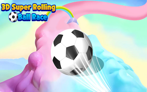 3D Super Rolling Ball Race