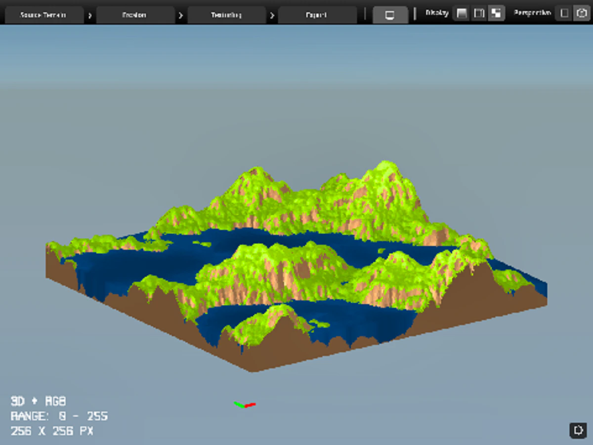 Play 3D Terrain Generator — free online Simulation game