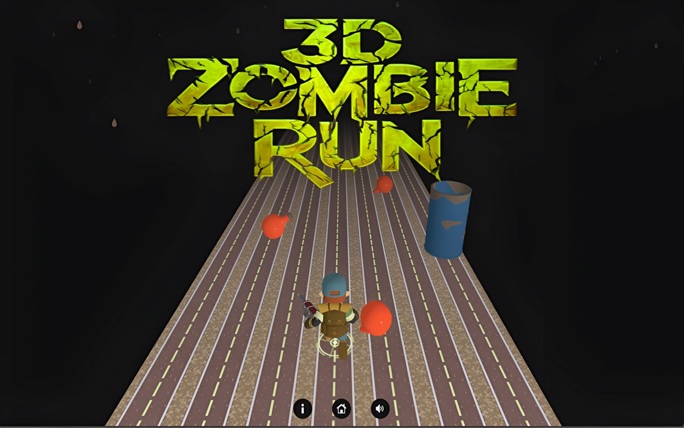 3D Zombie Run