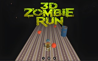 3d Zombie Run game cover