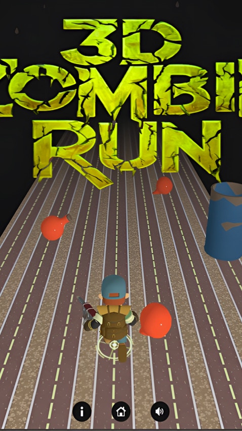 3D Zombie Run
