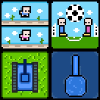4 Games For 2 Player By Gamepix
