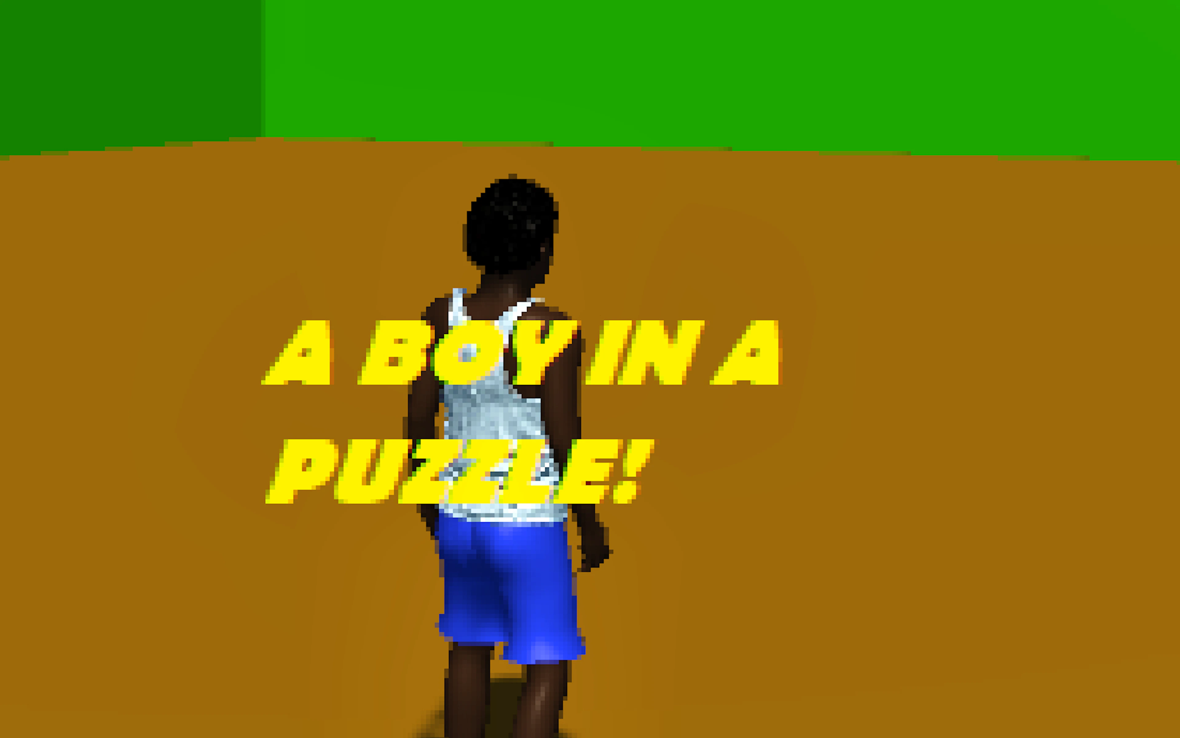 A Boy in a Puzzle!