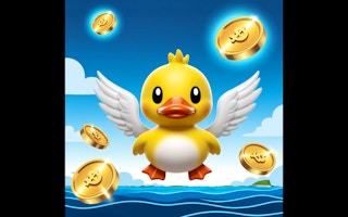 A Duck Collecting Coins
