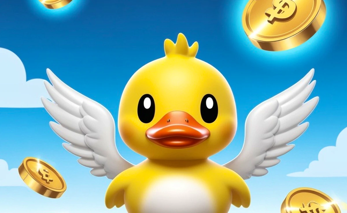 Play A Duck Collecting Coins — free online Animal game