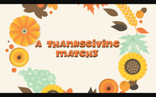 A Thanksgiving Match 3 game cover